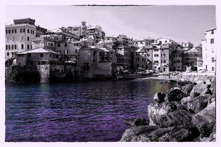 Italy, Genova, City, River HD Wallpaper Desktop Background
