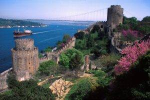 Turkish, Bridge, Castle, River