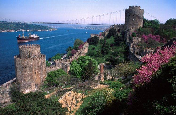 Turkish, Bridge, Castle, River HD Wallpaper Desktop Background