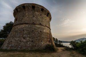 Corsica, Capitello, Sunset, Nature, Tower, Old Building