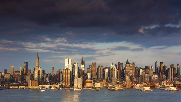 city, New York City, Skyline, River HD Wallpaper Desktop Background