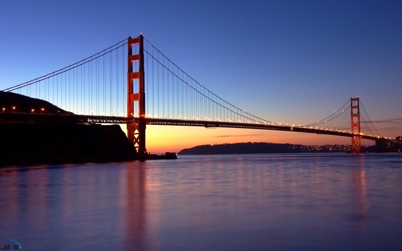 city, Urban, Golden Gate Bridge, River, Bridge Wallpaper