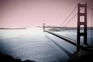 city, Urban, Bridge, River, Golden Gate Bridge