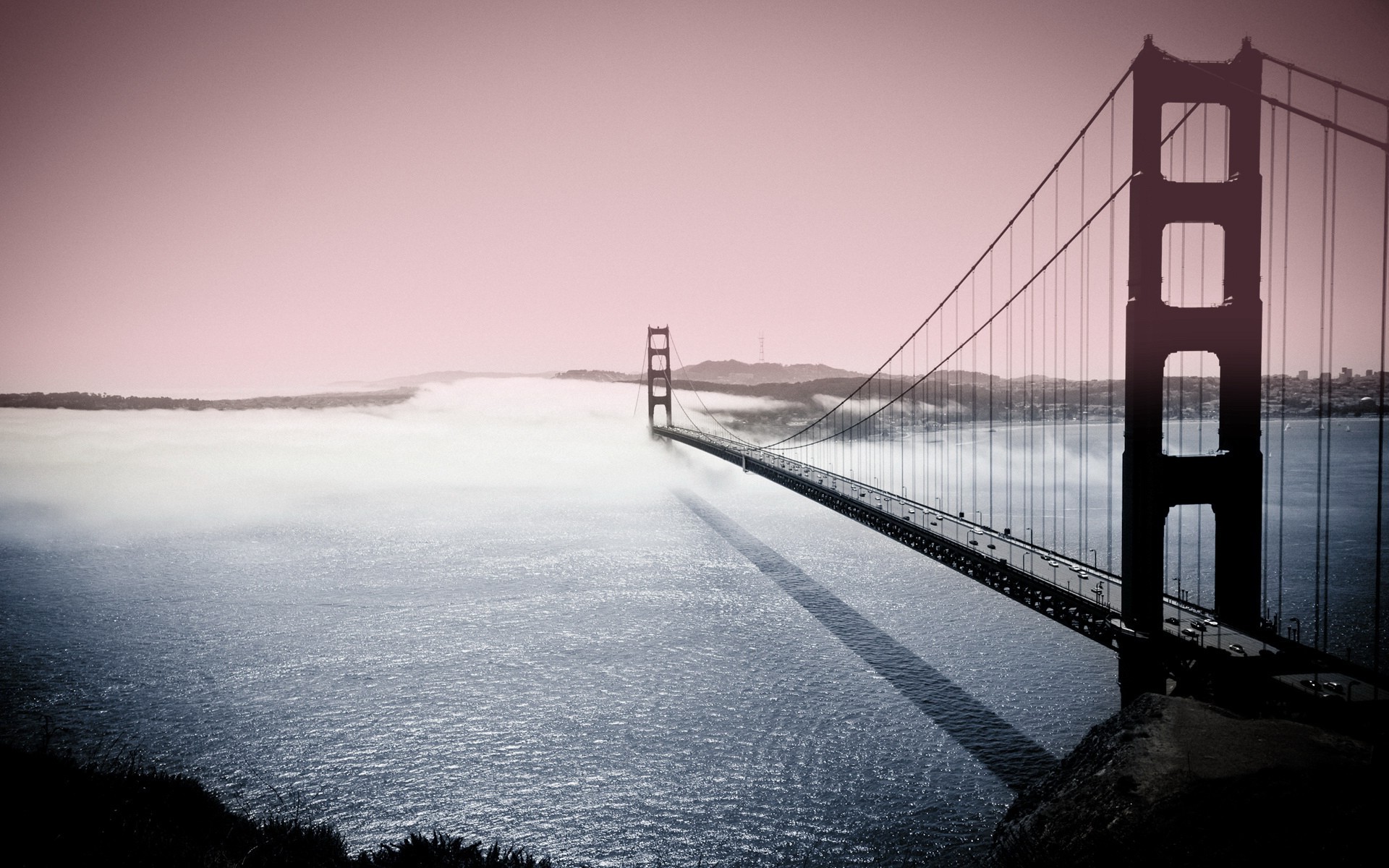city, Urban, Bridge, River, Golden Gate Bridge Wallpaper