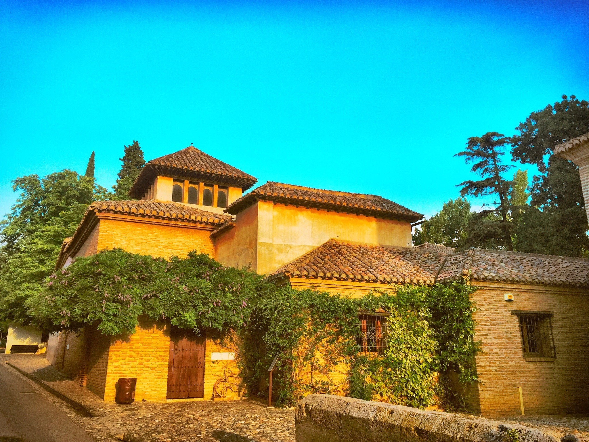 Spain, Architecture, Nature, Trees, House, Sky, Plants Wallpaper