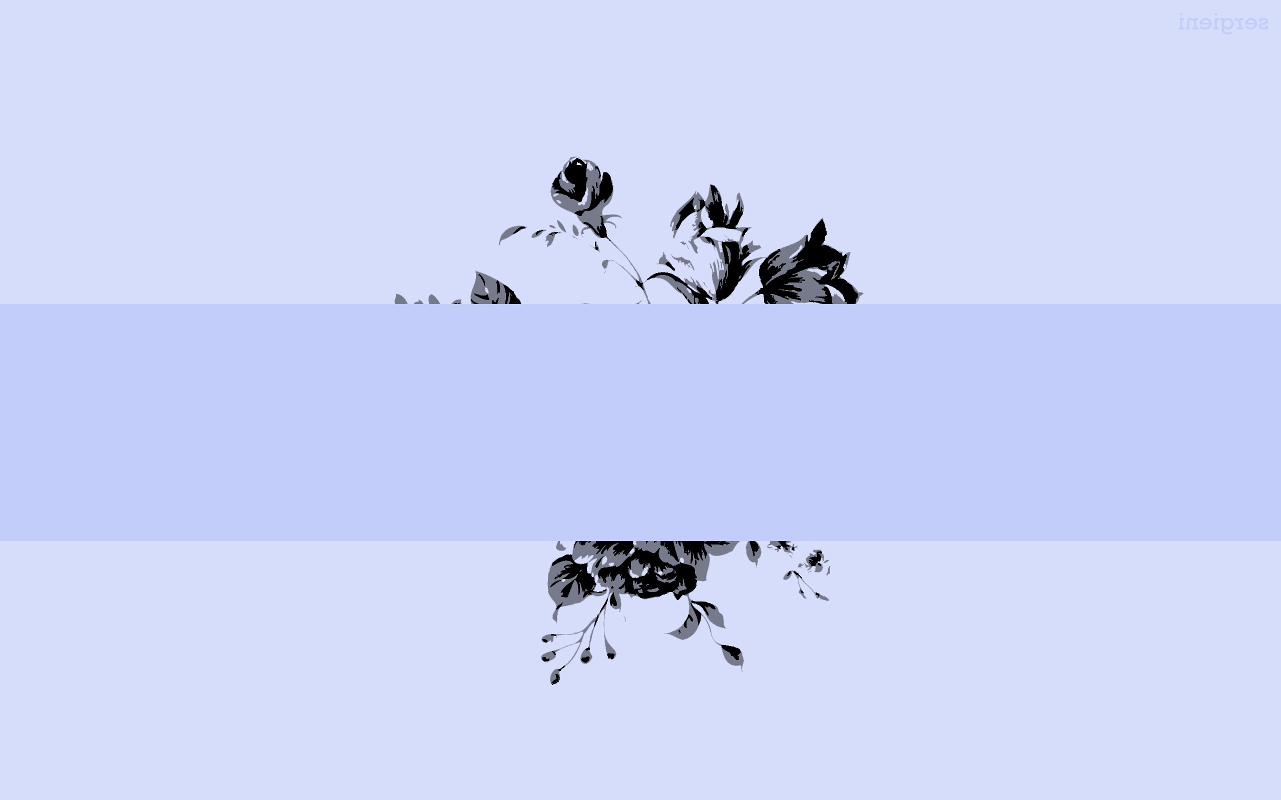 simple, Simple Background, Flowers, Blue Wallpaper