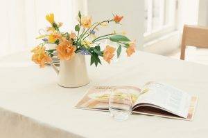 orange Flowers, Table