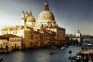 Venice, Italy, River, Architecture, Building, City