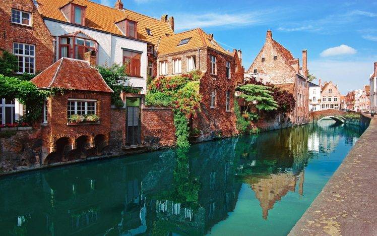 nature, City, Bruges, Belgium HD Wallpaper Desktop Background