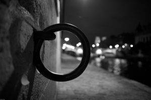 photography, Monochrome, City, Urban, Water, Canal, River, Lights, Depth Of Field