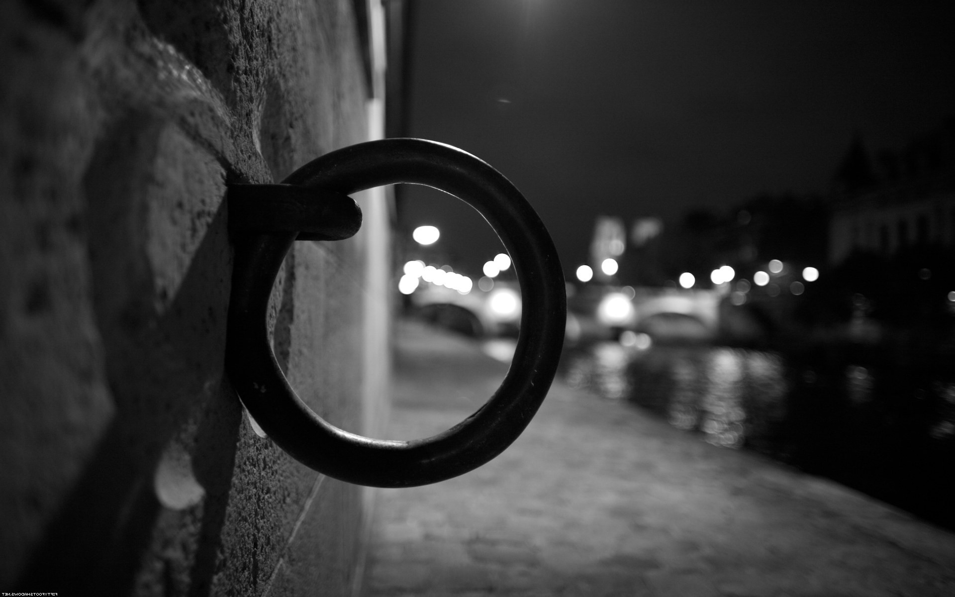 photography, Monochrome, City, Urban, Water, Canal, River, Lights, Depth Of Field Wallpaper