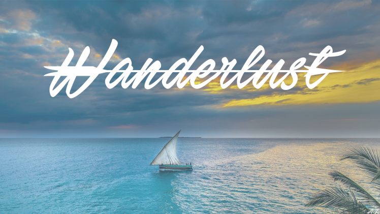 text, Landscape, Ship, Yacht, Sunset, Clouds HD Wallpaper Desktop Background