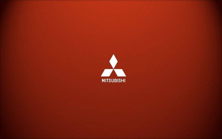 logo, Mitsubishi, Minimalism HD Wallpaper Desktop Background