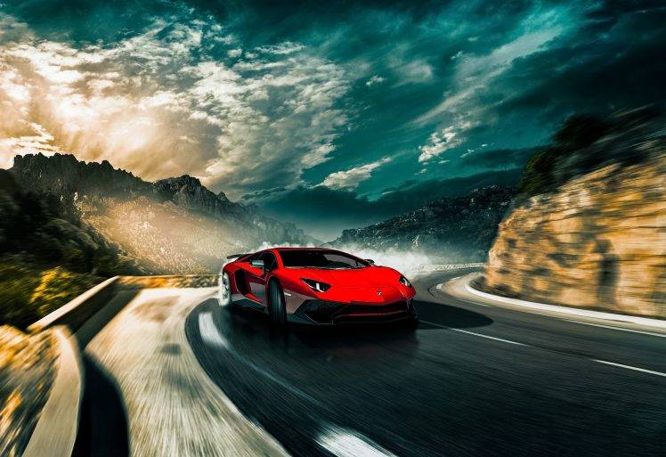 car, Vehicle, Lamborghini, Lamborghini Aventador HD Wallpaper Desktop Background