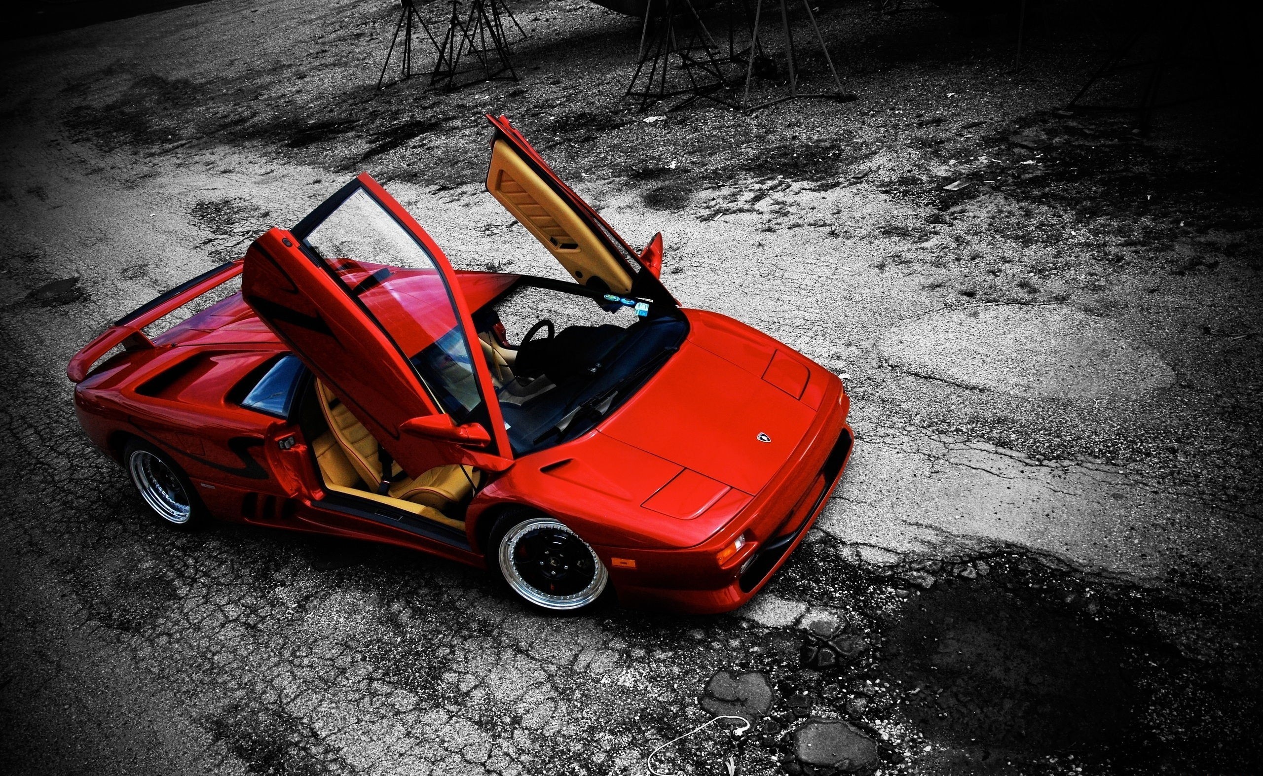 car, Red Cars, Vehicle, Diablo, Lamborghini Diablo Wallpaper