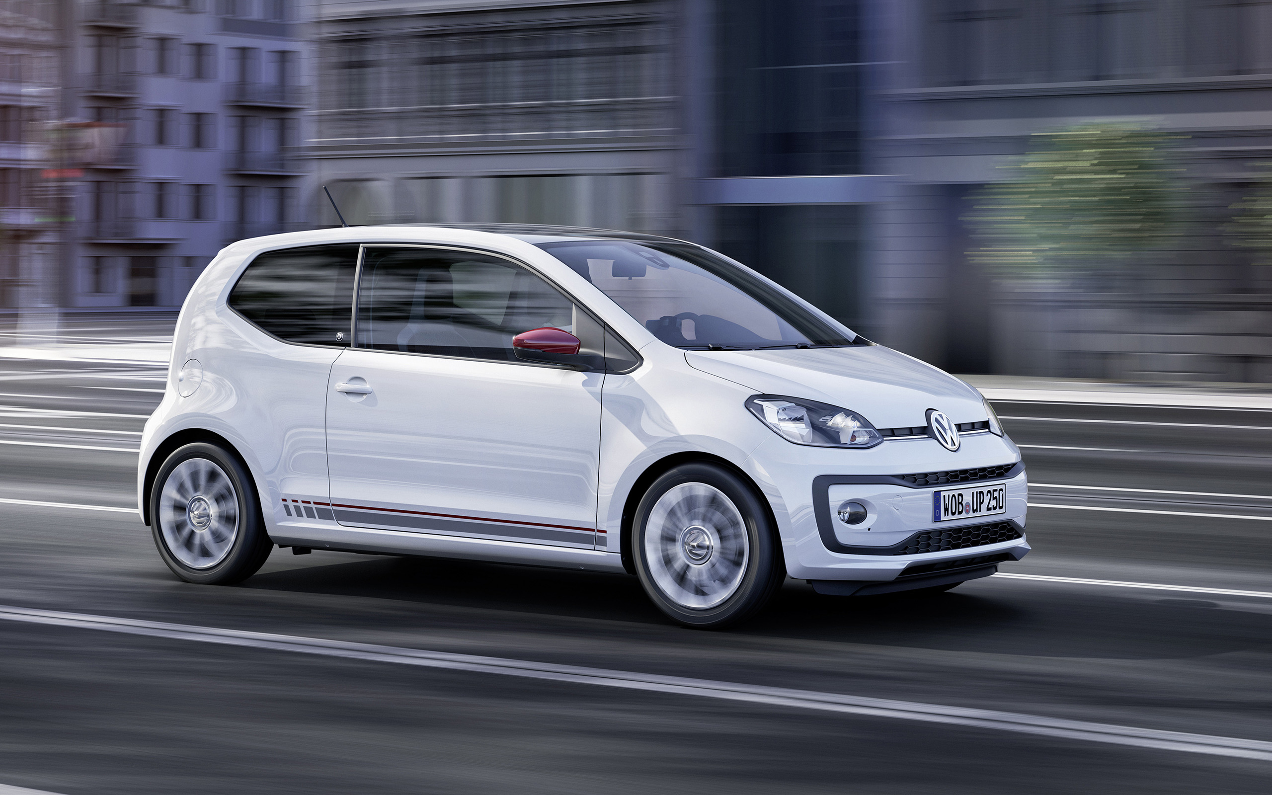 Volkswagen Up!, Car, Vehicle, Motion Blur Wallpaper