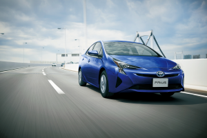 Toyota Prius, Car, Vehicle, Electric Car, Road, Motion Blur