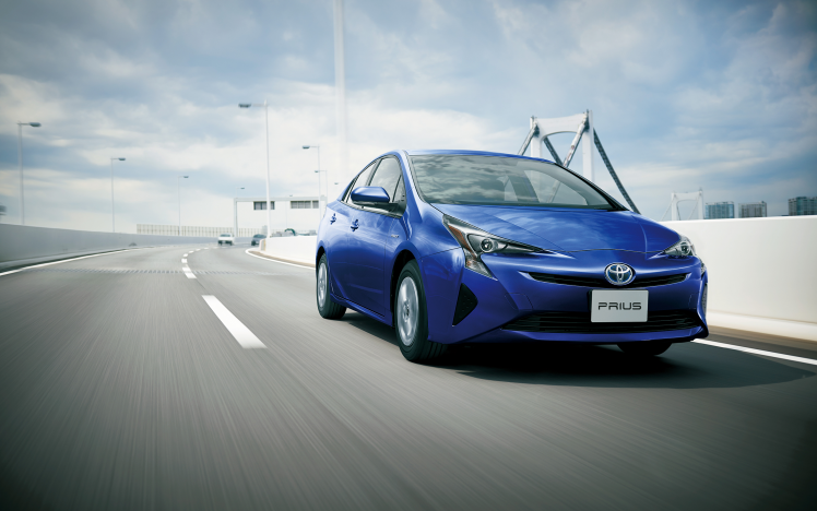 Toyota Prius, Car, Vehicle, Electric Car, Road, Motion Blur HD Wallpaper Desktop Background