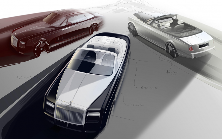 Rolls Royce Phantom, Car, Vehicle, Concept Art HD Wallpaper Desktop Background
