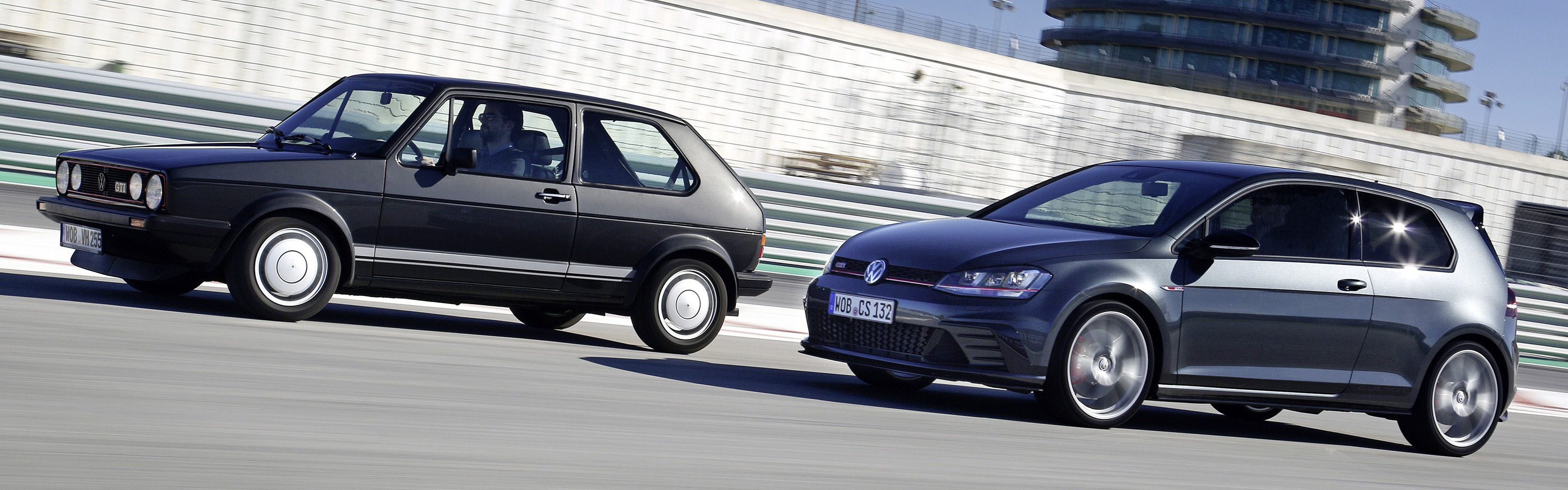 Volkswagen Golf GTI, Race Tracks, Car, Vehicle, Motion Blur Wallpaper