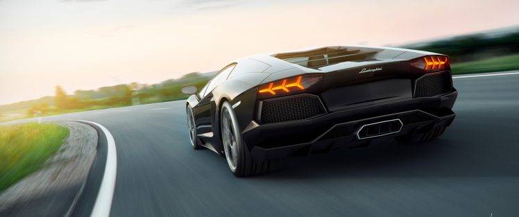Lamborghini Aventador LP 750 4, Car, Motion Blur HD Wallpaper Desktop Background
