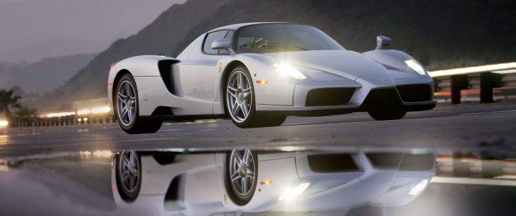 car, Ferrari Enzo, Reflection HD Wallpaper Desktop Background