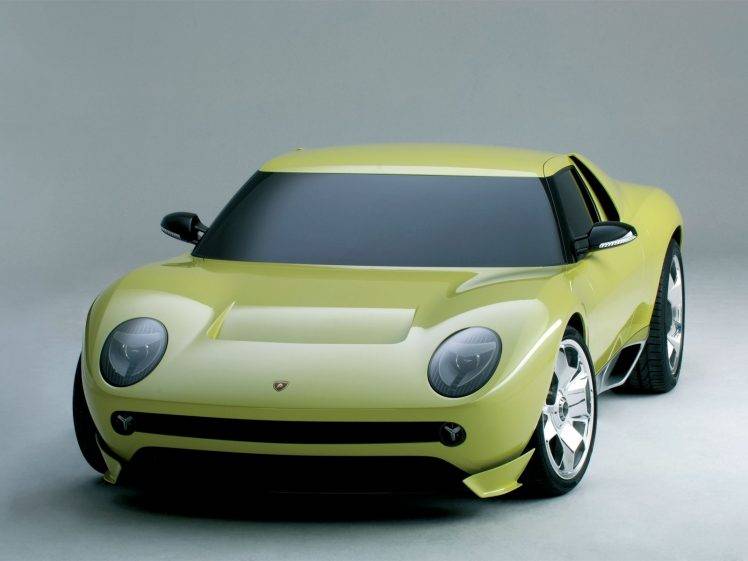 car, Lamborghini, Lamborghini Miura, Yellow HD Wallpaper Desktop Background