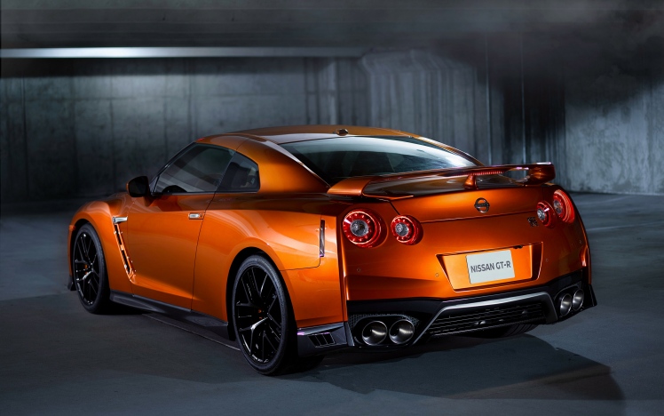 Nissan GT R R35, Nissan GTR, Car, Vehicle, Parking Lot, Super Car HD Wallpaper Desktop Background