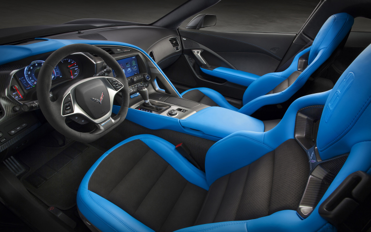 Chevrolet Corvette Stingray, Vehicle, Chevrolet Corvette C7, Grand Sport, Car, Car Interior, Dashboards HD Wallpaper Desktop Background