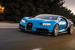 Bugatti Chiron, Super Car, Vehicle, Car, Road, Motion Blur