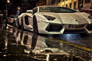 Lamborghini, Car, White, White Cars