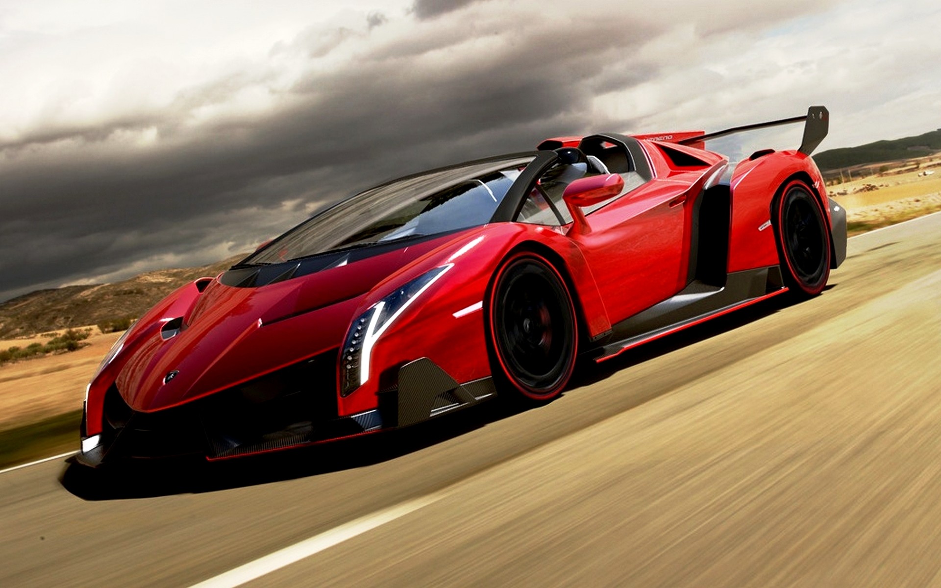 dark, Black, Red, Glass, Landscape, Car, Lamborghini Wallpapers HD /  Desktop and Mobile Backgrounds