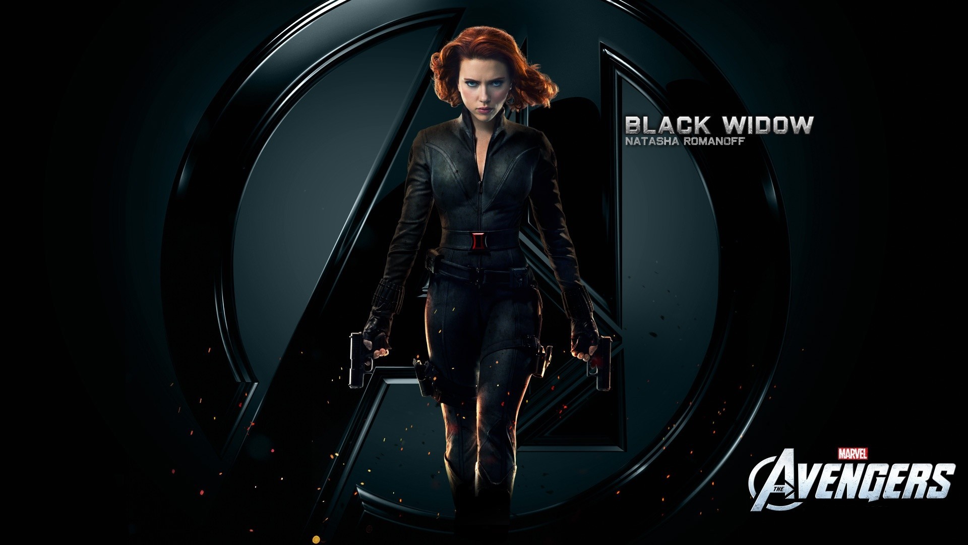 Scarlett Johansson, Superheroines, The Avengers Wallpaper