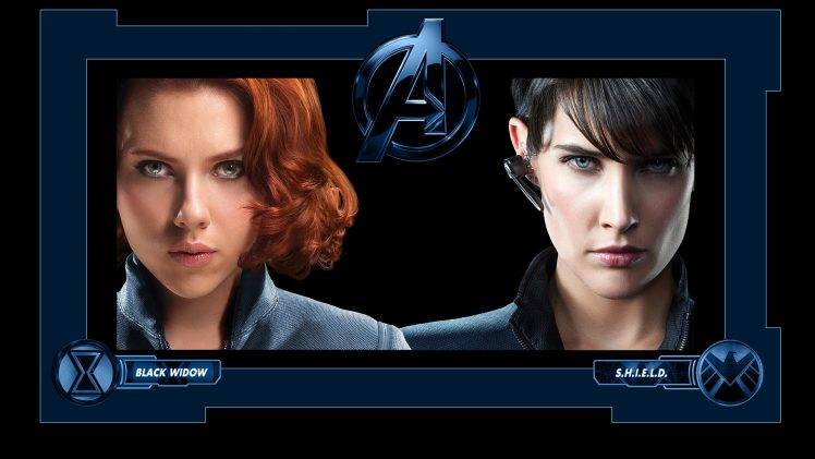 movies, Black Widow, Maria Hill, Scarlett Johansson, Cobie Smulders, The Avengers, S.H.I.E.L.D. HD Wallpaper Desktop Background