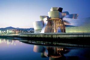 river, Bilbao, Guggenheim