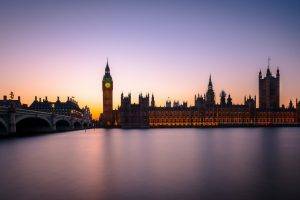 UK, Big Ben, Westminster, River Thames, Bridge, London