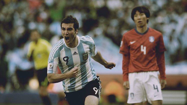 soccer, Argentina, Gonzalo Higuain HD Wallpaper Desktop Background