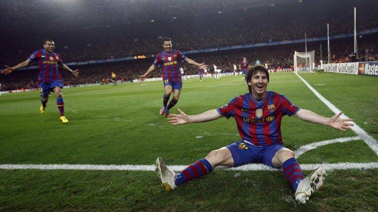 Lionel Messi, FC Barcelona HD Wallpaper Desktop Background
