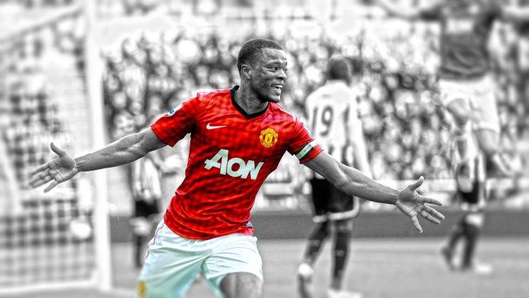 Manchester United, Patrice Evra HD Wallpaper Desktop Background