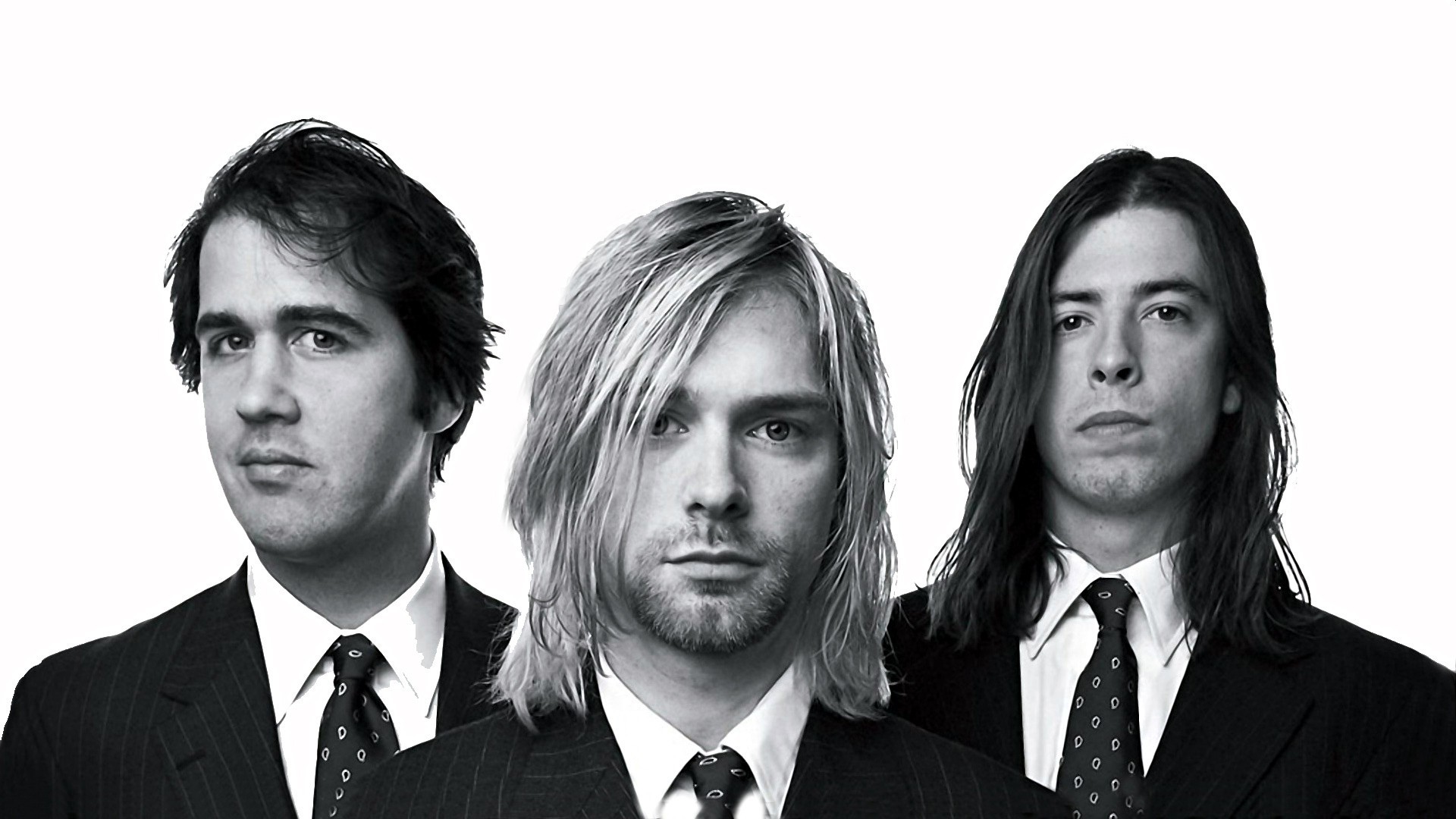 Nirvana, Kurt Cobain, Dave Grohl, Krist Novoselic Wallpaper