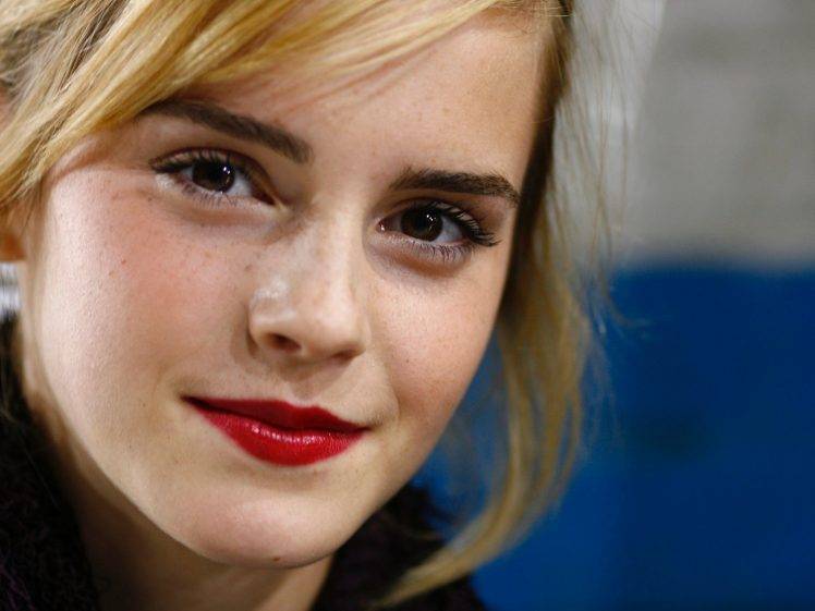 Emma Watson, Women, Blonde, Brown Eyes HD Wallpaper Desktop Background