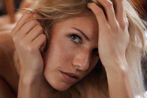 Iveta Vale, Women, Face, Freckles