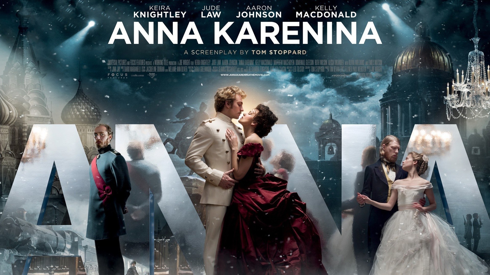 movies, Anna Karenina, Keira Knightley, Jude Law Wallpaper
