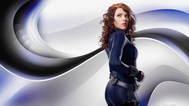 Black Widow, Scarlett Johansson, Iron Man 2, Superheroines HD Wallpaper Desktop Background