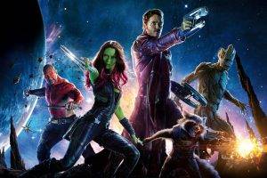 Guardians Of The Galaxy, Star Lord, Gamora, Rocket Raccoon, Groot, Drax The Destroyer, Movies