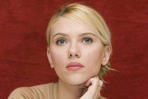 Scarlett Johansson, Women, Blonde, Green Eyes, Face