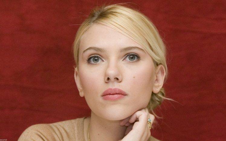 Scarlett Johansson, Women, Blonde, Green Eyes, Face HD Wallpaper Desktop Background