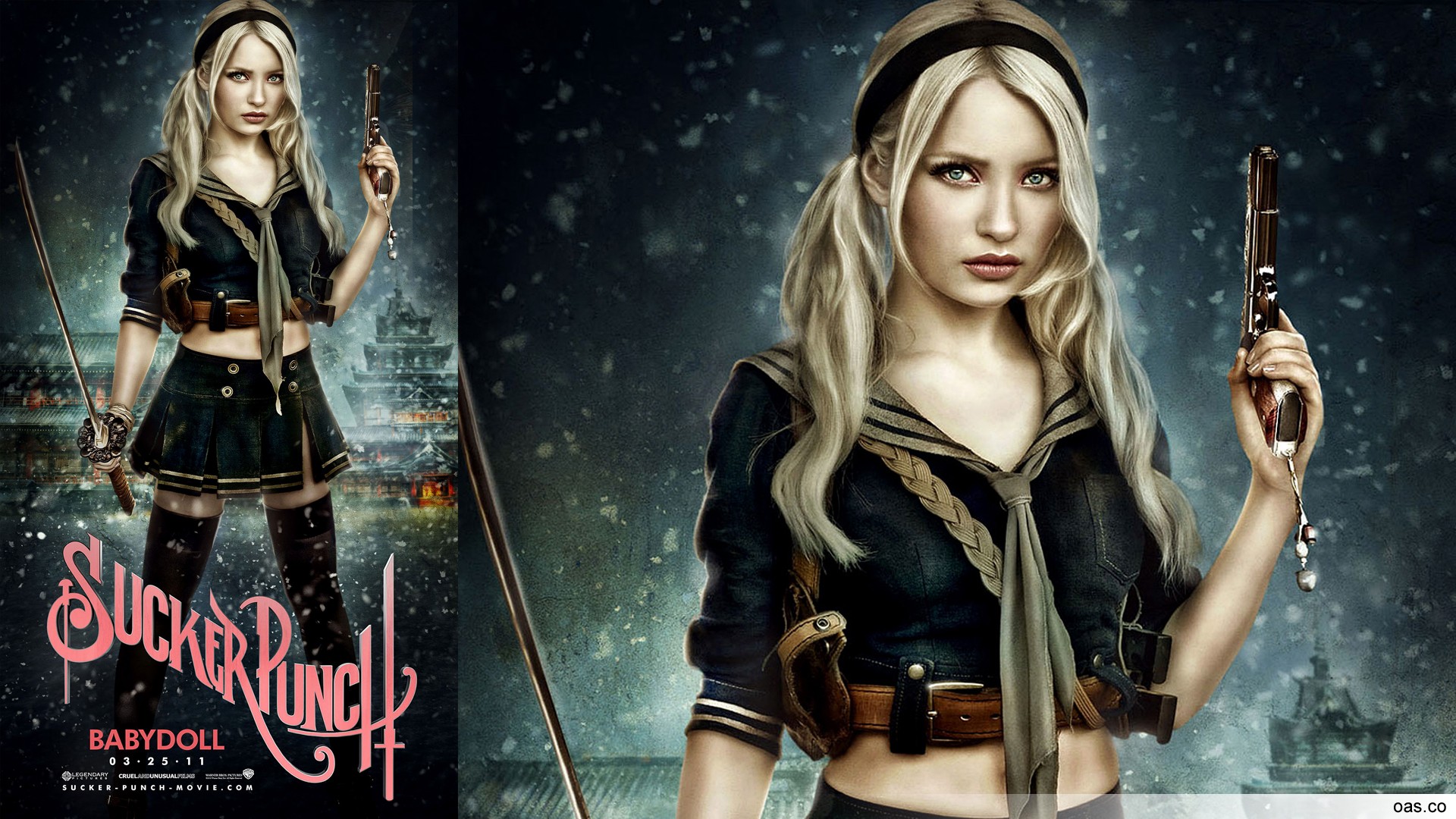 movies, Sucker Punch, Emily Browning Wallpaper