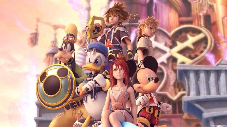 Sora (Kingdom Hearts), Donald, Goofy, Keys, Video Games, Mickey Mouse HD Wallpaper Desktop Background
