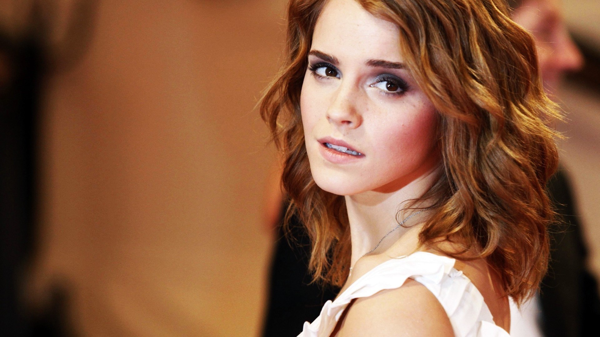 Emma Watson, Women, Blonde, Brunette, Face Wallpaper